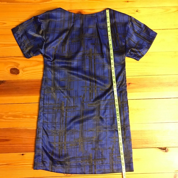 GO International Royal Blue Black Tunic, EUC, XS - Picture 7 of 16